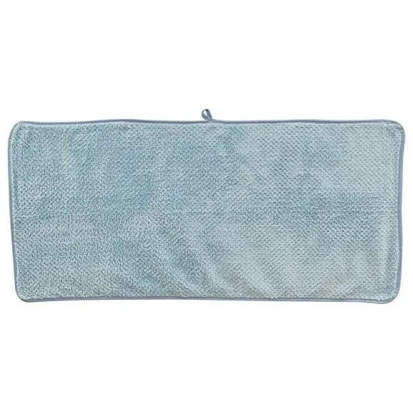 Smart Home Plush Blue Bath Towel, Hand Towel and Hair Turban Set, 3 Pieces - Picture 6 of 10